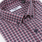 Lucius Checked Shirt // Red (L)