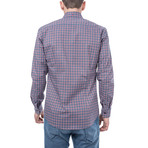Pius Checked Shirt // Blue + Red (S)