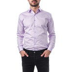 Majorian Slim Fit Cotton Shirt // Purple (2XL)