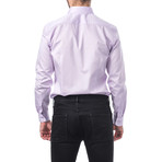Majorian Slim Fit Cotton Shirt // Purple (M)