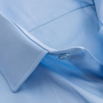 Honorius Slim Fit Cotton Shirt // Blue (L)