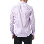 Majorian Slim Fit Cotton Shirt // Purple (M)