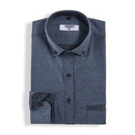 Carus Flannel Shirt // Blue (L)