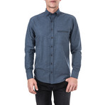 Carus Flannel Shirt // Blue (2XL)