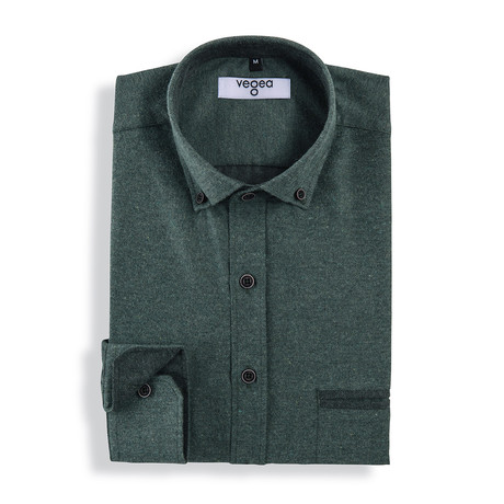 Numerian Flannel Shirt // Green (XS)