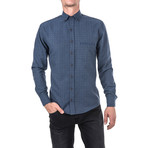 Vetranio Flannel Shirt // Blue (M)