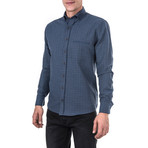 Vetranio Flannel Shirt // Blue (L)