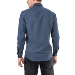 Vetranio Flannel Shirt // Blue (M)