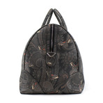 Givenchy // Leather Paisley Weekender Bag // Gray + Black