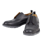 Givenchy // Nestore Pebbled Leather Slip On Shoes // Black (US: 9)