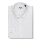 Augustus Slim Fit Cotton Shirt // White (L)