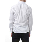 Augustus Slim Fit Cotton Shirt // White (L)