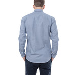 Titus Slim Fit Check Shirt // Blue (XL)