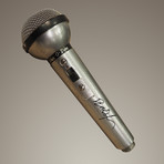 Bob Dylan // Signed Vintage Microphone // Custom Museum Display (Signed Microphone Only)