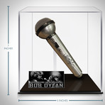 Bob Dylan // Signed Vintage Microphone // Custom Museum Display (Signed Microphone Only)