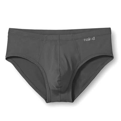Moisture-Wicking Briefs // Charcoal (S)