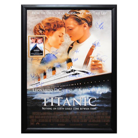 Signed + Framed Poster // Titanic