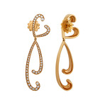 Io Si 18k Yellow Gold Diamond Earrings