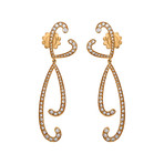 Io Si 18k Yellow Gold Diamond Earrings