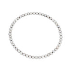 Roberta Porrati Cultured Pearls Bangle // Bracelet Length: 7.5"