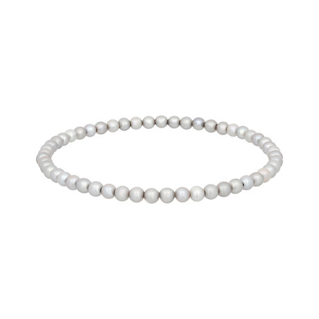 Roberta Porrati Cultured Pearls Bangle // Bracelet Length: 7.5"
