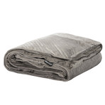 Quilted Weighted Blanket + Removable Cover // 20 lb (Charcoal)