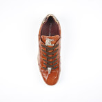 Lucio Alligator Leather Sport Shoe // Cognac (US: 10)