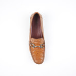 Struzzo Ostrich Leather Loafer // Cognac (US: 12)