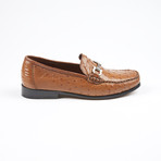 Struzzo Ostrich Leather Loafer // Cognac (US: 8.5)