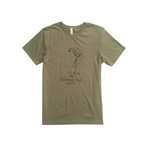 Putting Out Tee // Heather Olive (2XL)