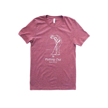 Putting Out Tee // Heather Plum (S)
