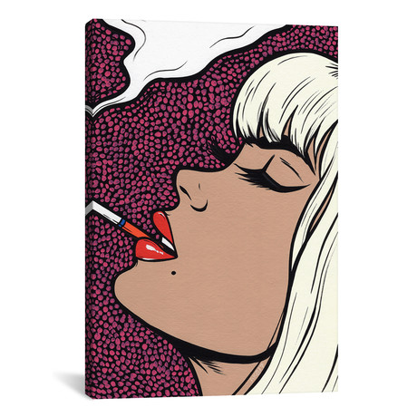 Platinum Blonde Smoking Girl // Allyson Gutchell
