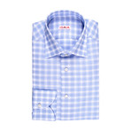 Leondardo Checked Dress Shirt // Blue (US: 15.5R)