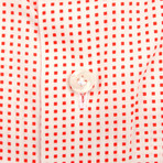 Geometric Dress Shirt // Red (US: 15R)
