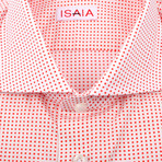 Geometric Dress Shirt // Red (US: 15R)