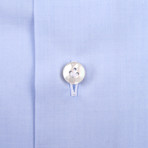 Isaia // Marcelo Solid Dress Shirt // Blue (US: 15R)