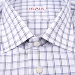 Isaia // Silvio Checked Dress Shirt // Multicolor (US: 15R)