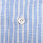 Abramo Striped Dress Shirt // Blue (US: 16.5R)