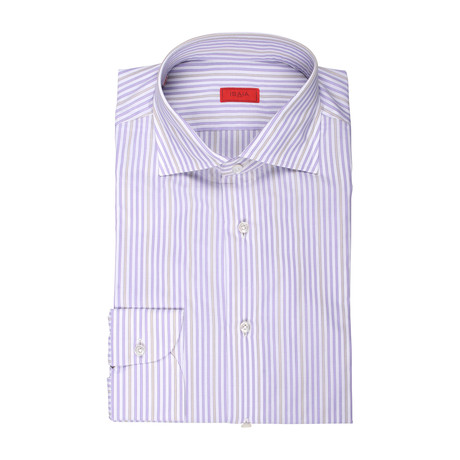 Alegera Striped Dress Shirt // Multi Color (US: 15R)