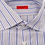 Agata Striped Dress Shirt // Multicolor (US: 15.5L)