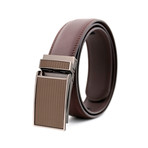 Leather Belt //  Brown Belt + Brown Buckle // Model AEBL180