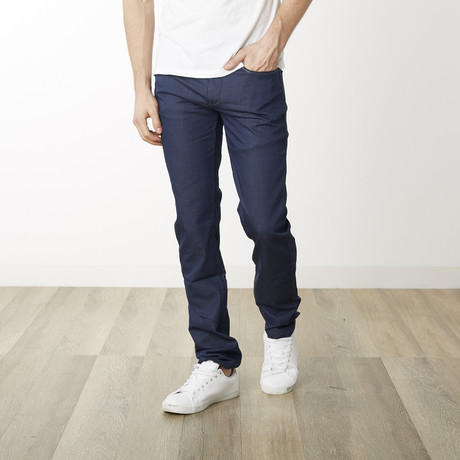 Slim Fit Tencel Blend Jeans // Dark Blue (29WX34L)