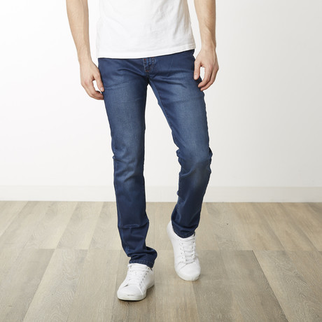 Modern Slim Fit Jeans // Dark Blue (29WX34L)
