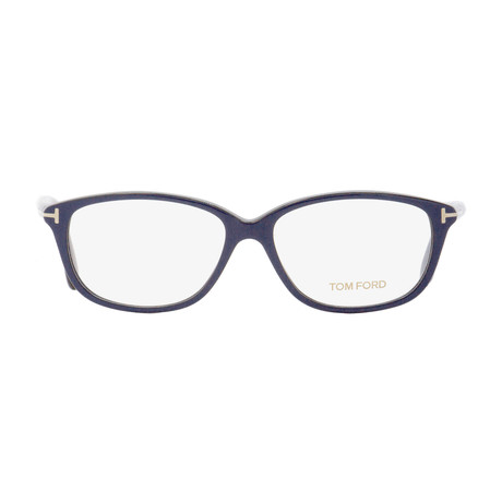 Women's // Oval Eyeglasses // Pearl Blue + Chalkstripe