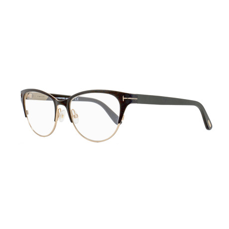 Women's // Cateye Eyeglasses // Satin Black + Gold