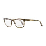 Men's // Rectangular Eyeglasses // Gray Melange
