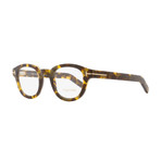 Men's // Round Eyeglasses // Tortoise + Gold