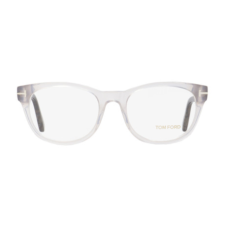 Men's // Round Eyeglasses // Transparent Grey + Grey Melange