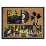 Signed + Framed Album Collage // Hotel California // The Eagles