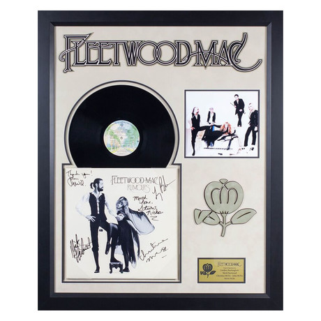 Signed + Framed Album Collage // Fleetwood Mac